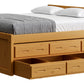 Captain’s Bed 39"HB & 26"FB With Double Trundle/ Drawer