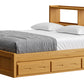 Bookcase Bed With Trundle/ Drawer