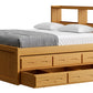 Captain’s Bookcase Bed With Double Trundle/ Drawer