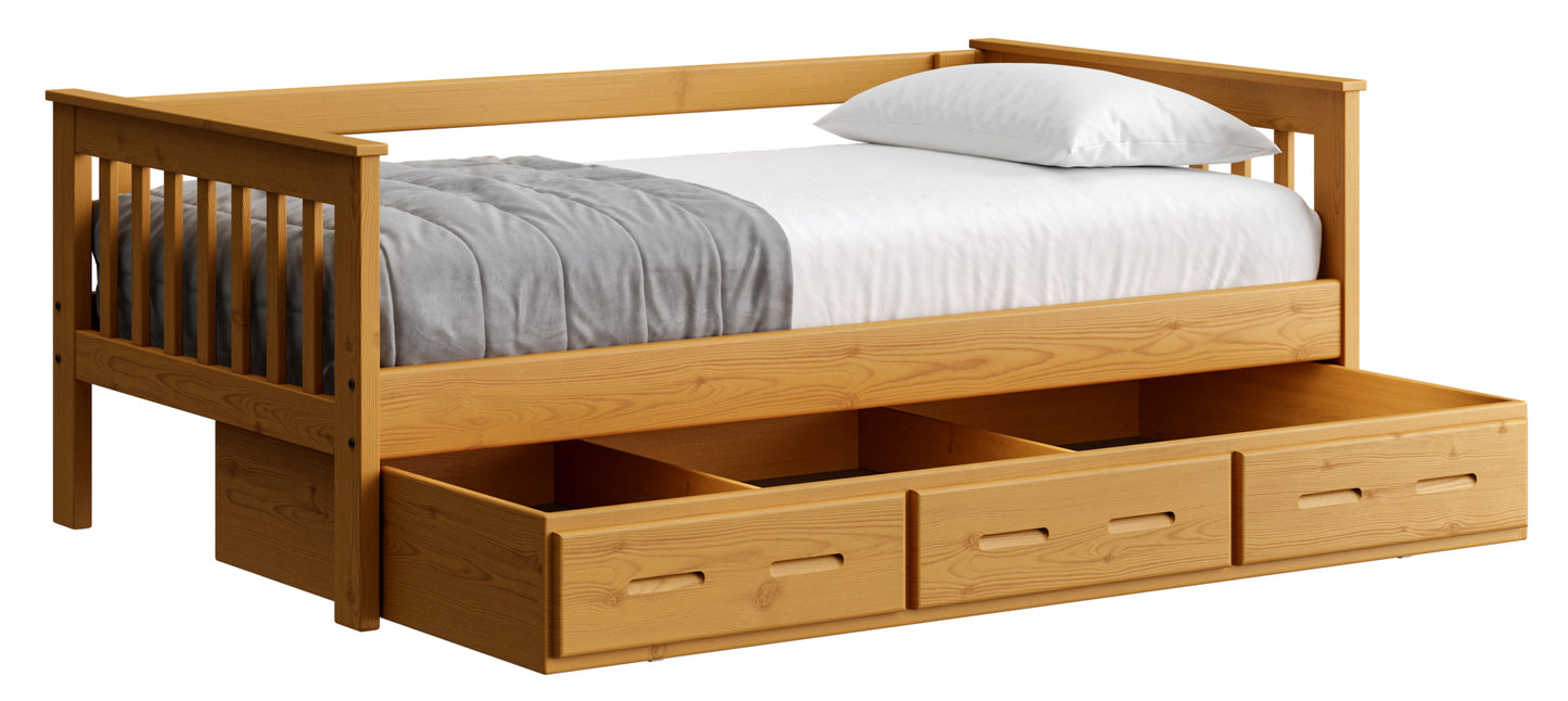 Mission Day Bed Twin W/ Drawers or Trundle