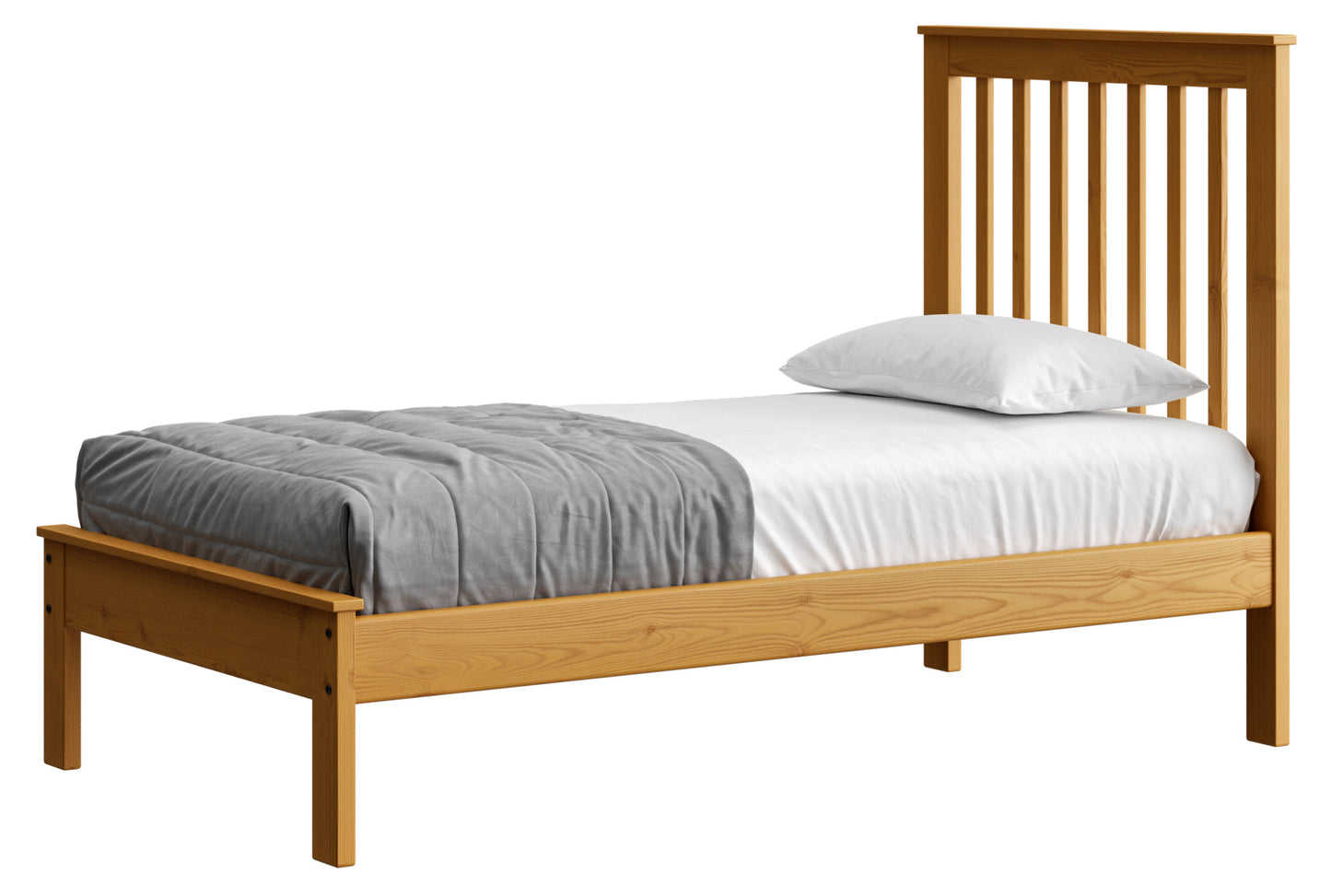 Mission Bed 44" Headboard & 17" Footboard