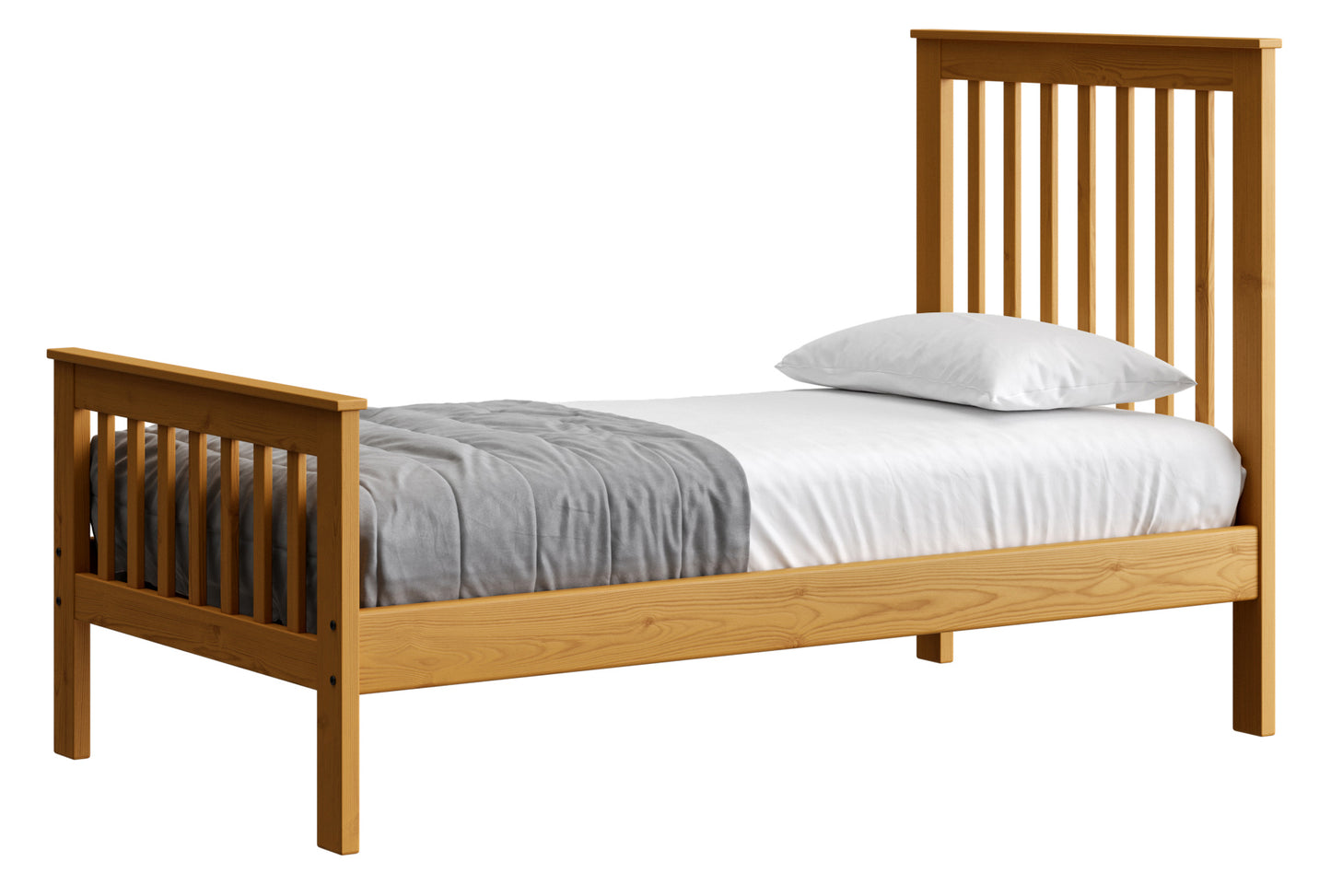 Mission Bed 44" Headboard & 29" Footboard