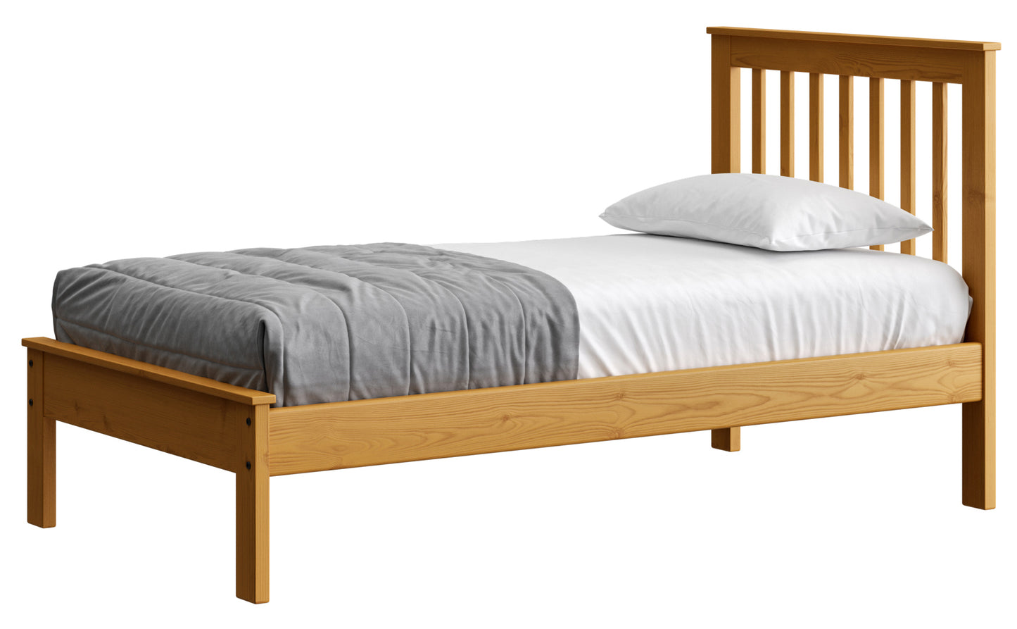 Mission Bed 36" Headboard & 17" Footboard