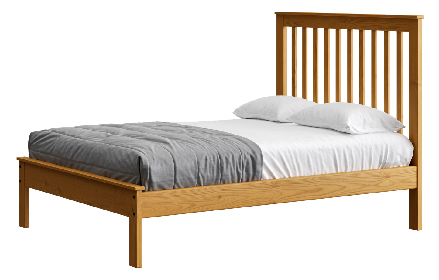 Mission Bed 44" Headboard & 17" Footboard