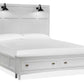 Heron Cove Complete Lamp Panel Storage Bed  - B4400