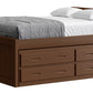 Captain’s Bed 39"HB & 26"FB With Double Trundle/ Drawer