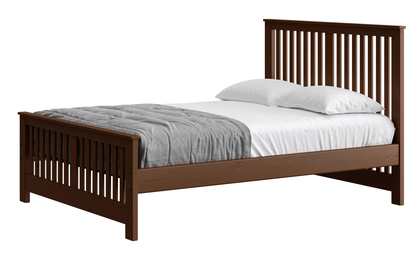 Shaker Bed 44" Headboard & 22"Footboard