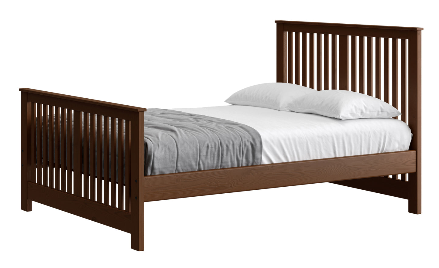 Shaker Bed 44" Headboard & 29"Footboard