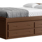 Captain’s Bed 39"HB & 26"FB With Double Trundle/ Drawer