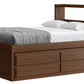 Captain’s Bookcase Bed With Double Trundle/ Drawer