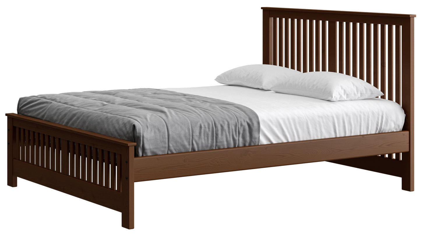 Shaker Bed 44" Headboard & 18"Footboard