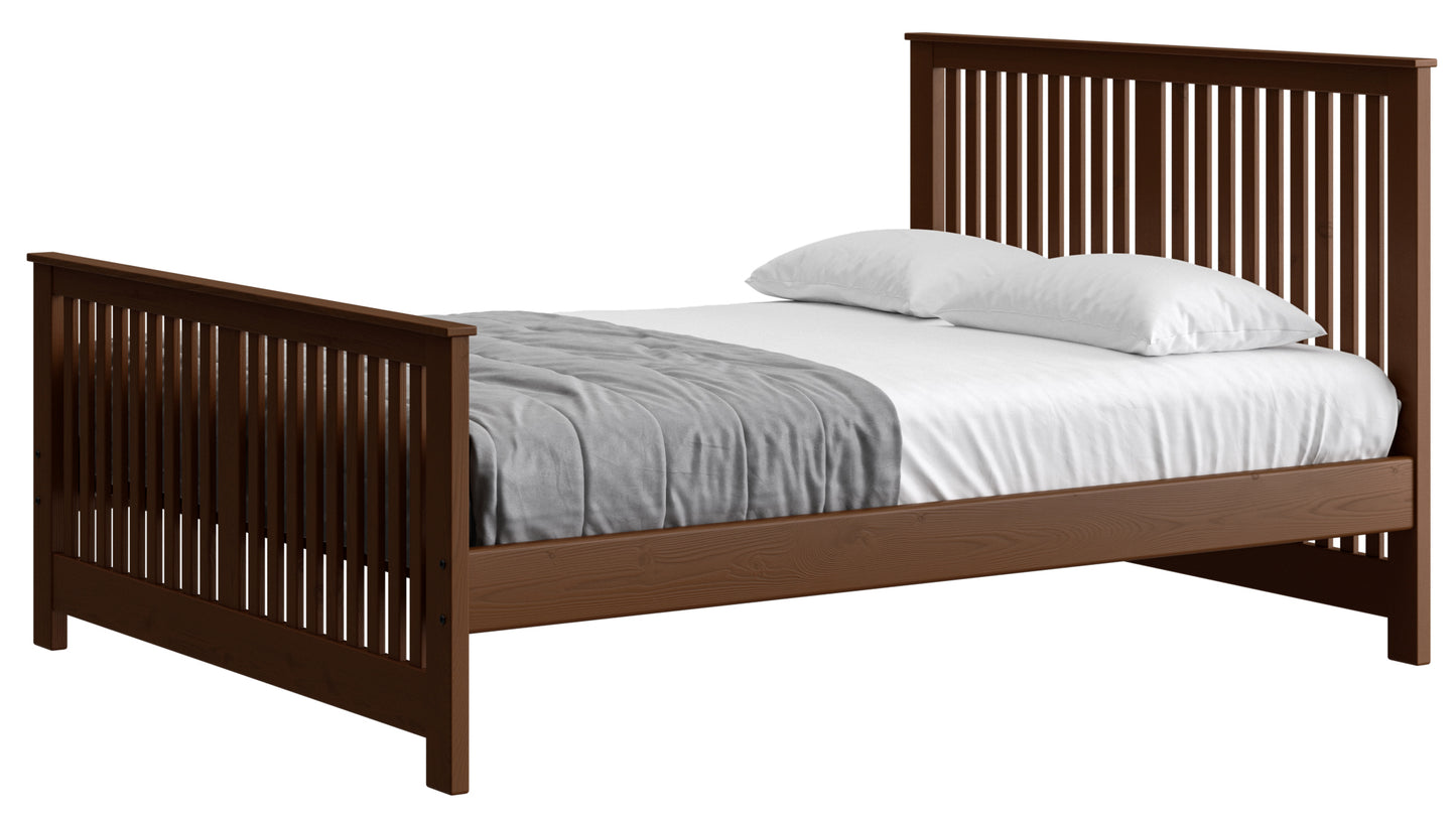 Shaker Bed 44" Headboard & 29"Footboard