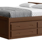 Captain’s Bed 39"HB & 26"FB With Double Trundle/ Drawer