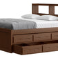 Captain’s Bookcase Bed With Double Trundle/ Drawer