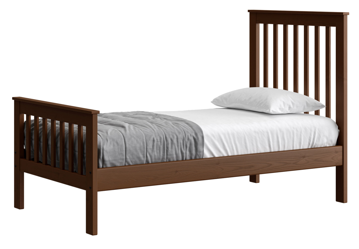 Mission Bed 44" Headboard & 29" Footboard