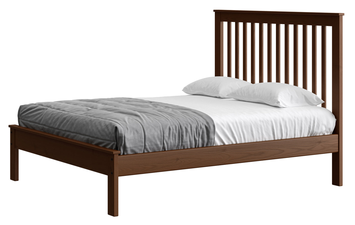 Mission Bed 44" Headboard & 17" Footboard