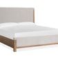 Plum Creek Complete Panel Upholstered Bed - B5768 Lt. Brown