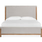 Plum Creek Complete Panel Upholstered Bed - B5768 Lt. Brown