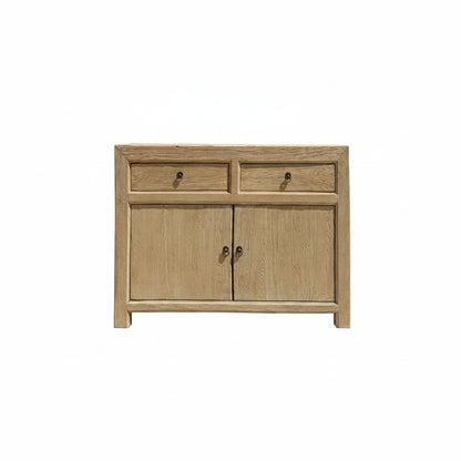 Recycled Elm Wooden Buffet, Natural