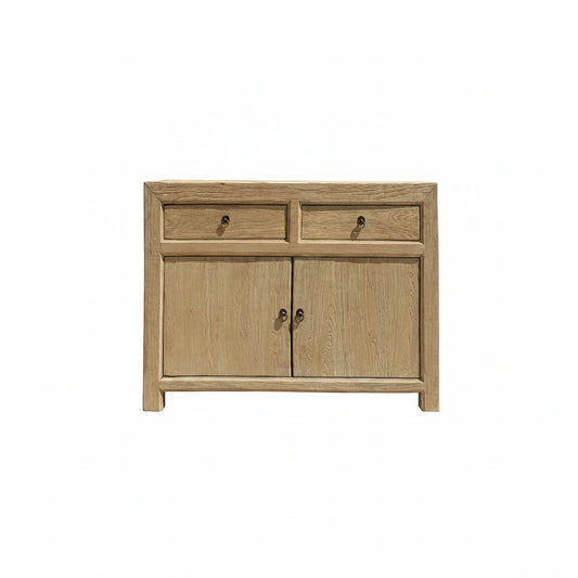Recycled Elm Wooden Buffet, Natural