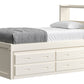 Captain’s Bookcase Bed With Double Trundle/ Drawer