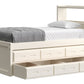 Captain’s Bookcase Bed With Double Trundle/ Drawer