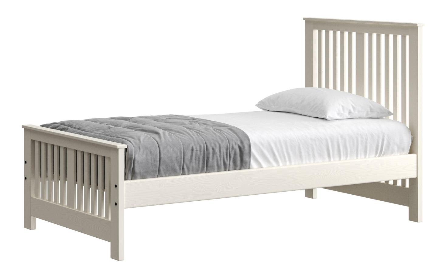 Shaker Bed 44" Headboard & 22"Footboard