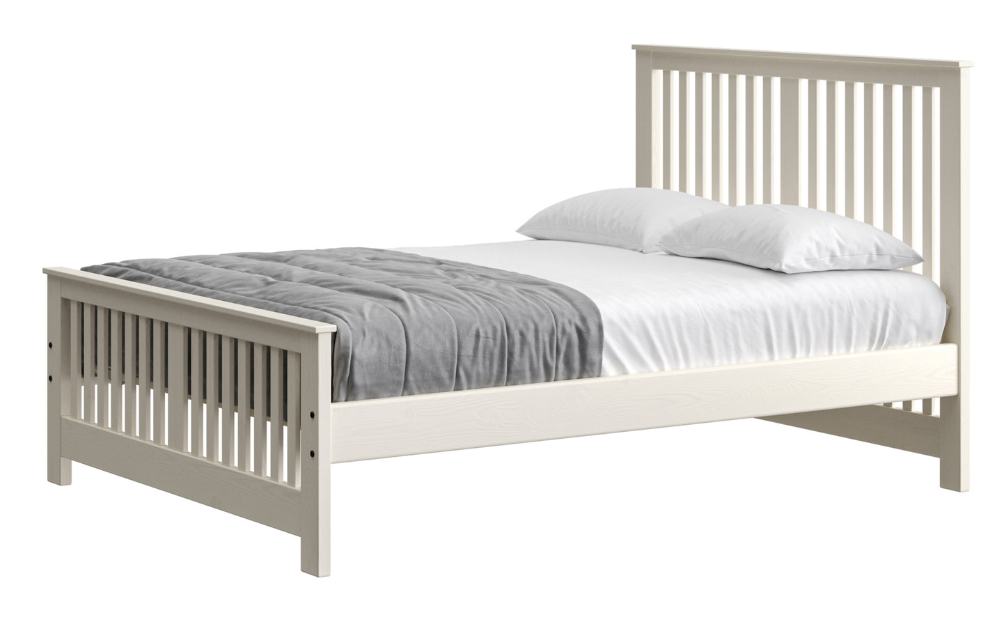 Shaker Bed 44" Headboard & 22"Footboard