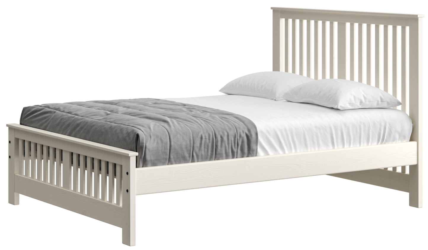 Shaker Bed 44" Headboard & 18"Footboard