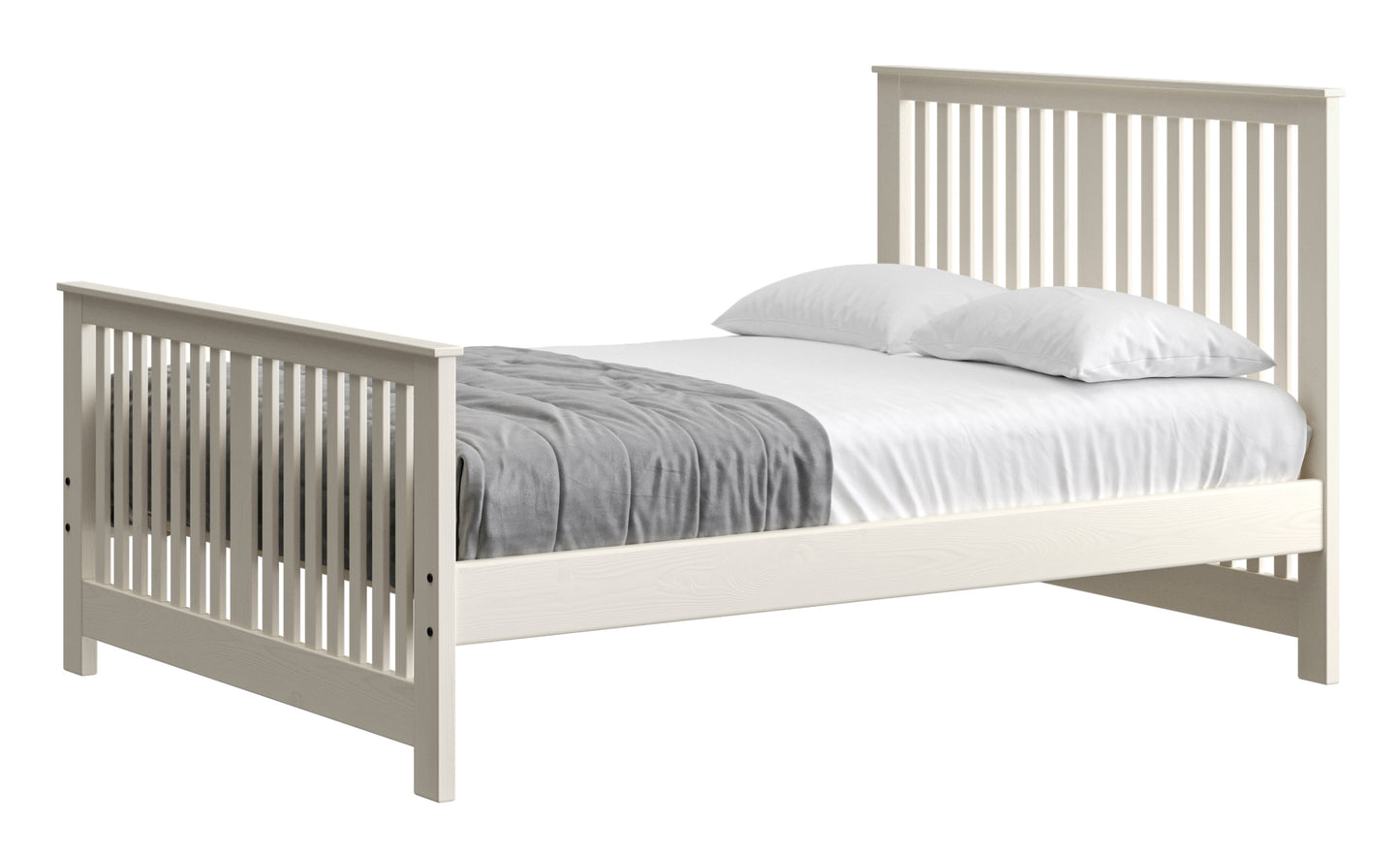 Shaker Bed 44" Headboard & 29"Footboard