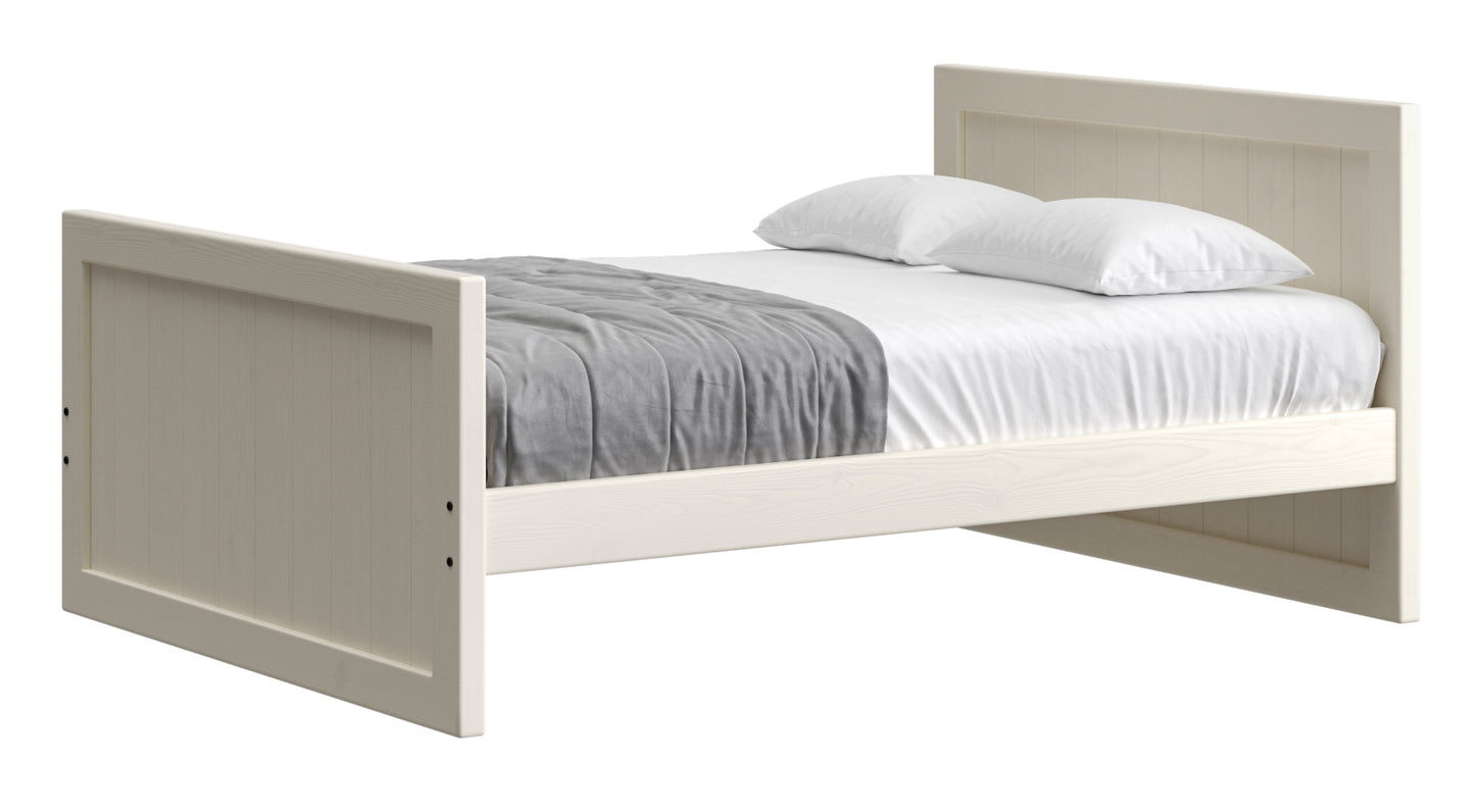 Panel Bed 37"Headboard & 29" Footboard