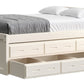 Captain’s Bed 39"HB & 26"FB With Double Trundle/ Drawer