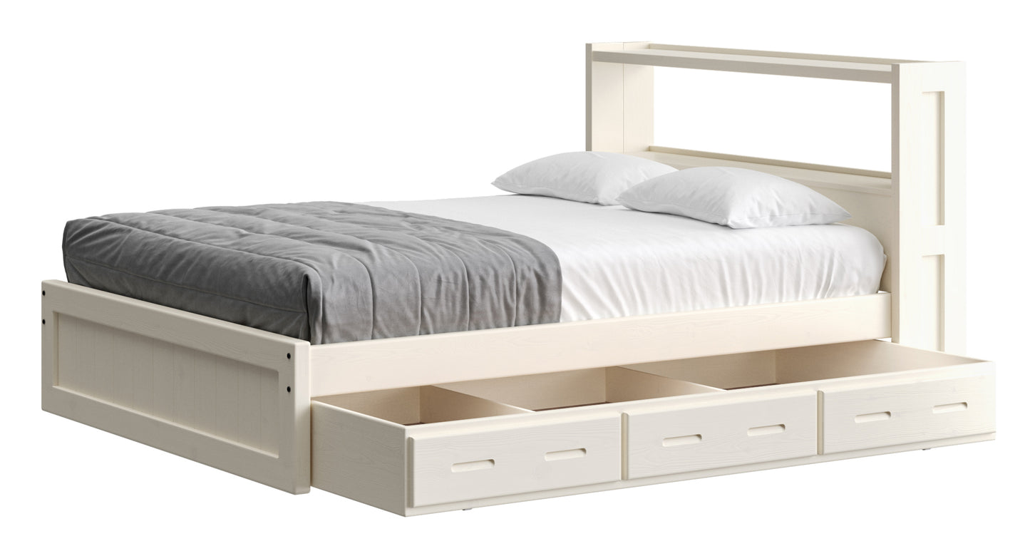 Bookcase Bed With Trundle/ Drawer