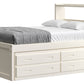 Captain’s Bookcase Bed With Double Trundle/ Drawer