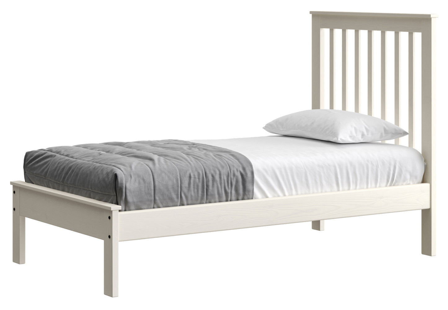 Mission Bed 44" Headboard & 17" Footboard