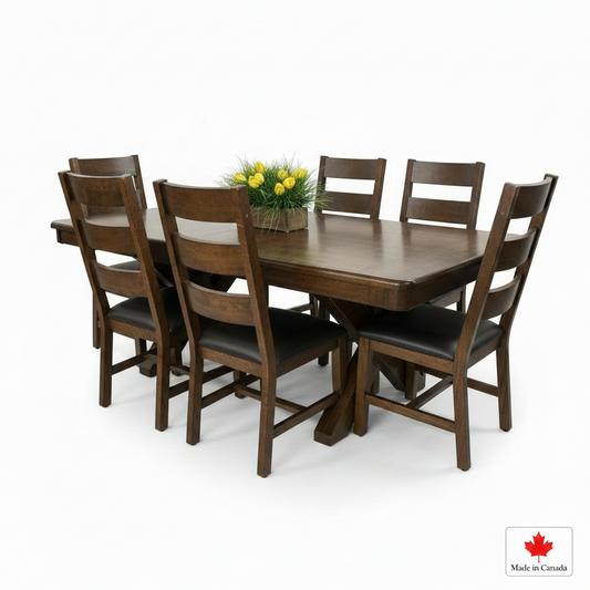 Saratoga 7 Piece Dining Set - Canadian Mennonite Made