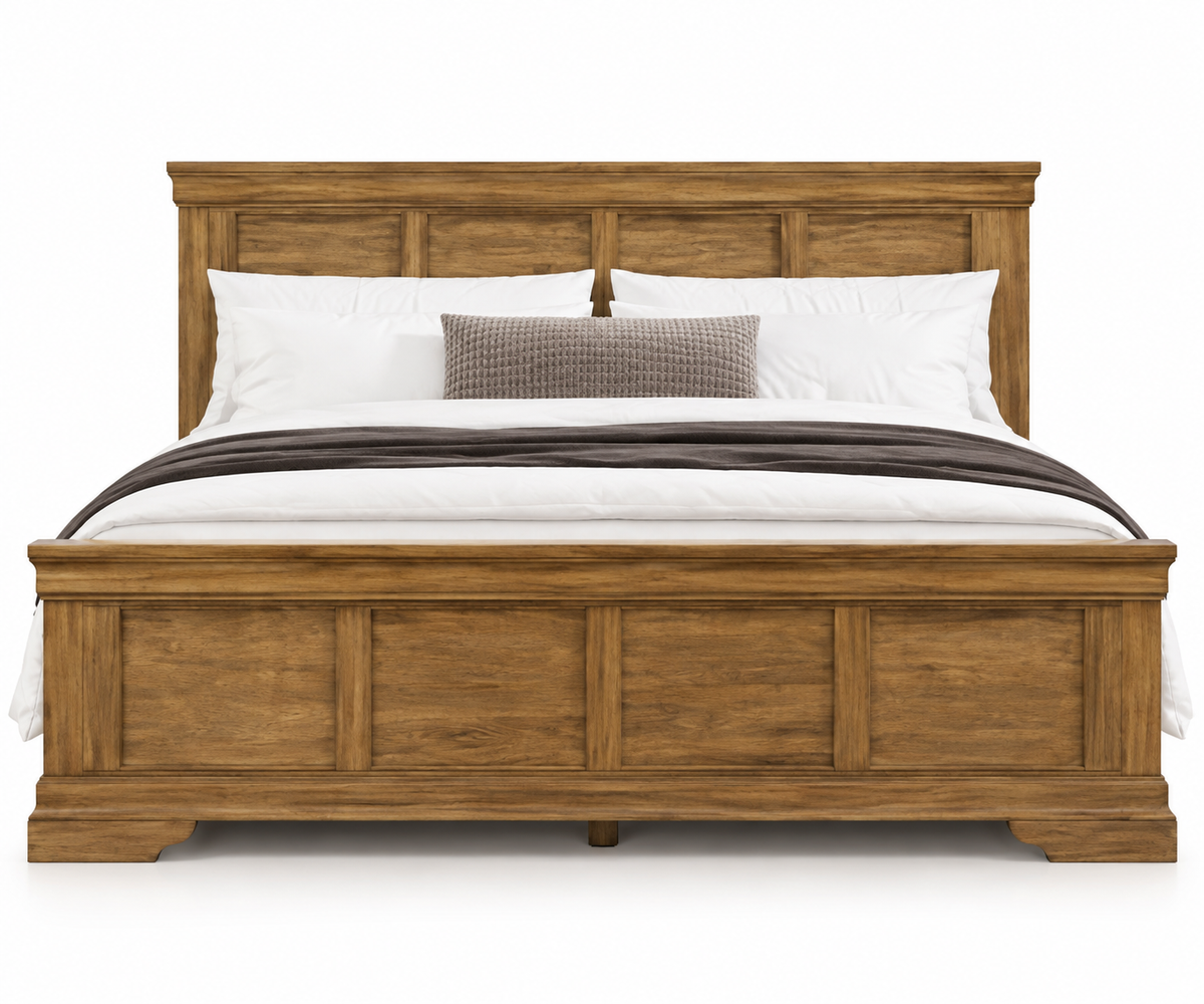 Louis Rustique Panel Beds (Single - King Sizes)