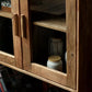 Reclaimed Wooden Storage Cabinet With Glass Doors - AH617