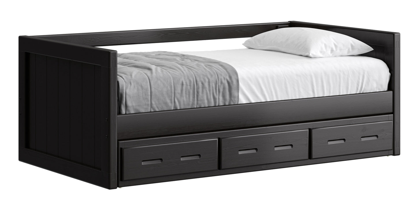 Panel Day Bed Twin W/ Drawers or Trundle