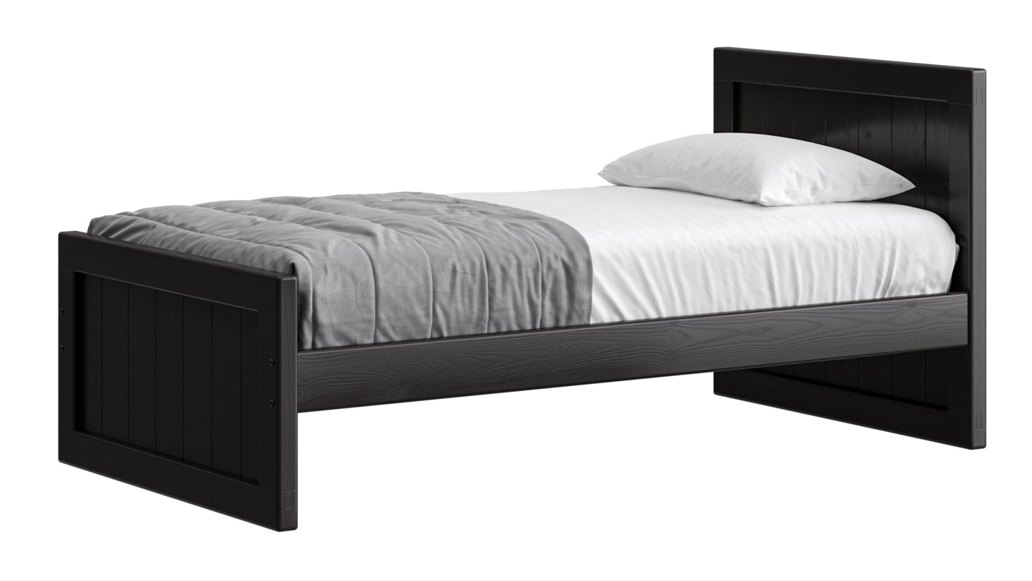 Panel Bed 37" Headboard & 22" Footboard