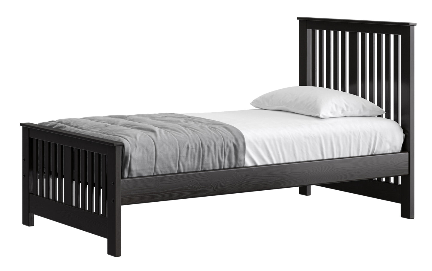 Shaker Bed 44" Headboard & 22"Footboard