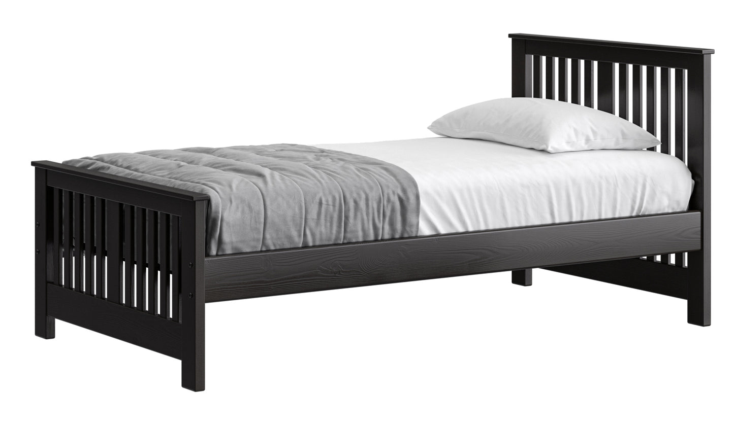 Shaker Bed 36" Headboard & 22"Footboard