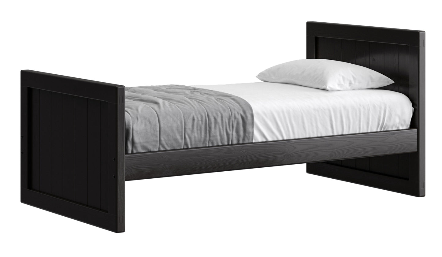 Panel Bed 37"Headboard & 29" Footboard