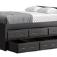 Captain’s Bed 39"HB & 26"FB With Double Trundle/ Drawer