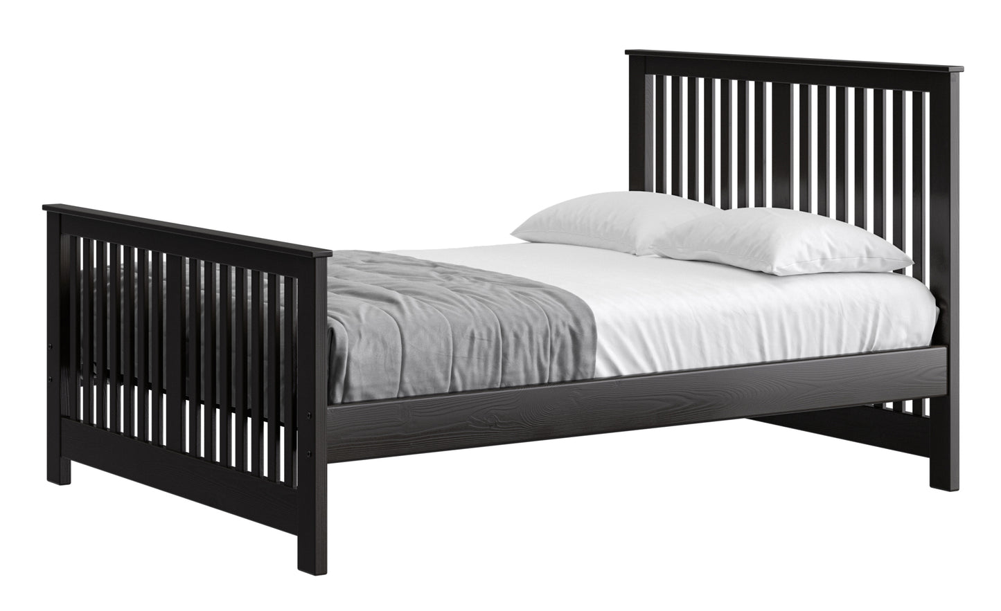 Shaker Bed 44" Headboard & 29"Footboard