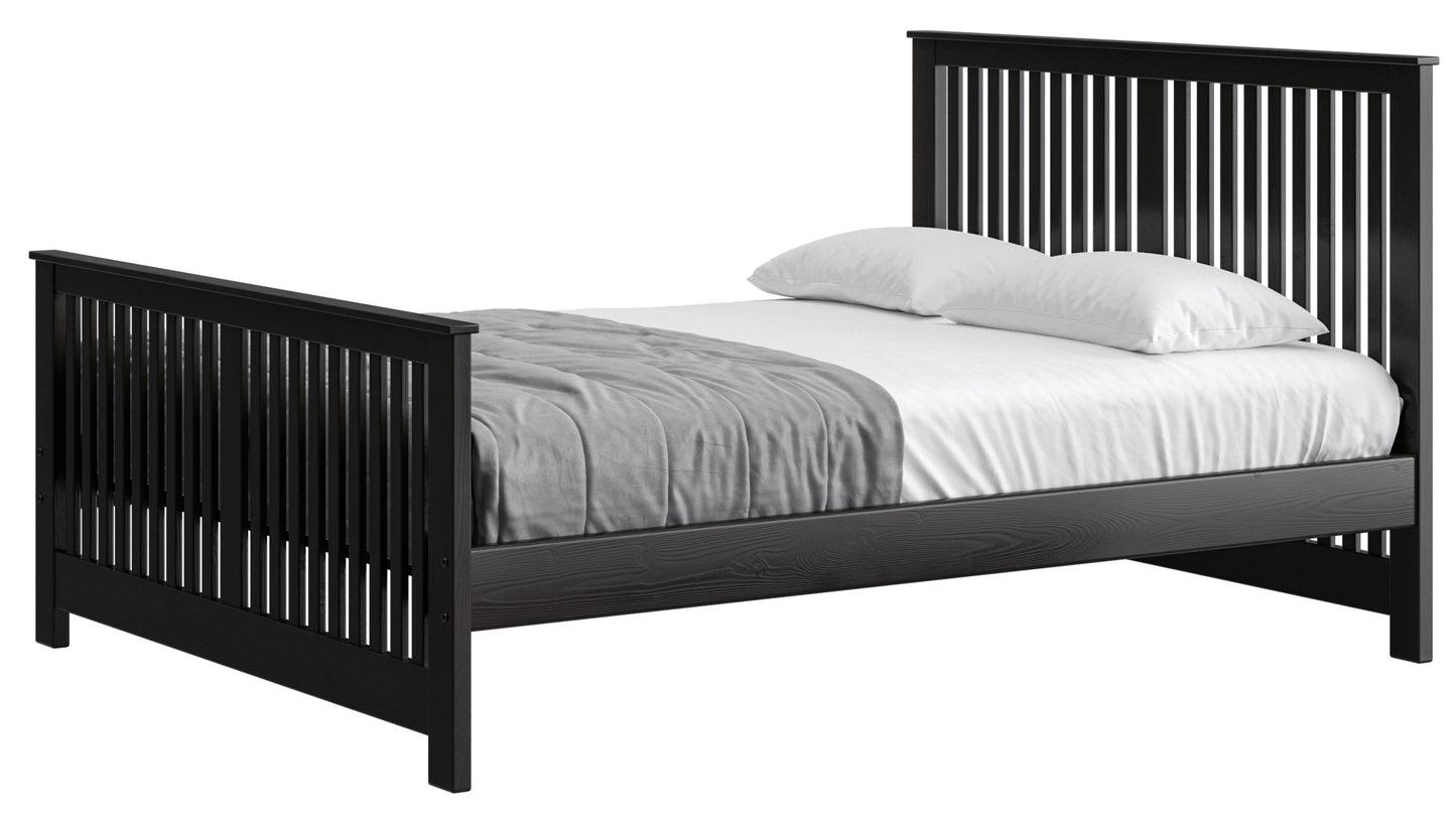 Shaker Bed 44" Headboard & 29"Footboard