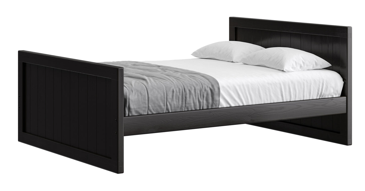 Panel Bed 37"Headboard & 29" Footboard