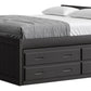 Captain’s Bed 39"HB & 26"FB With Double Trundle/ Drawer