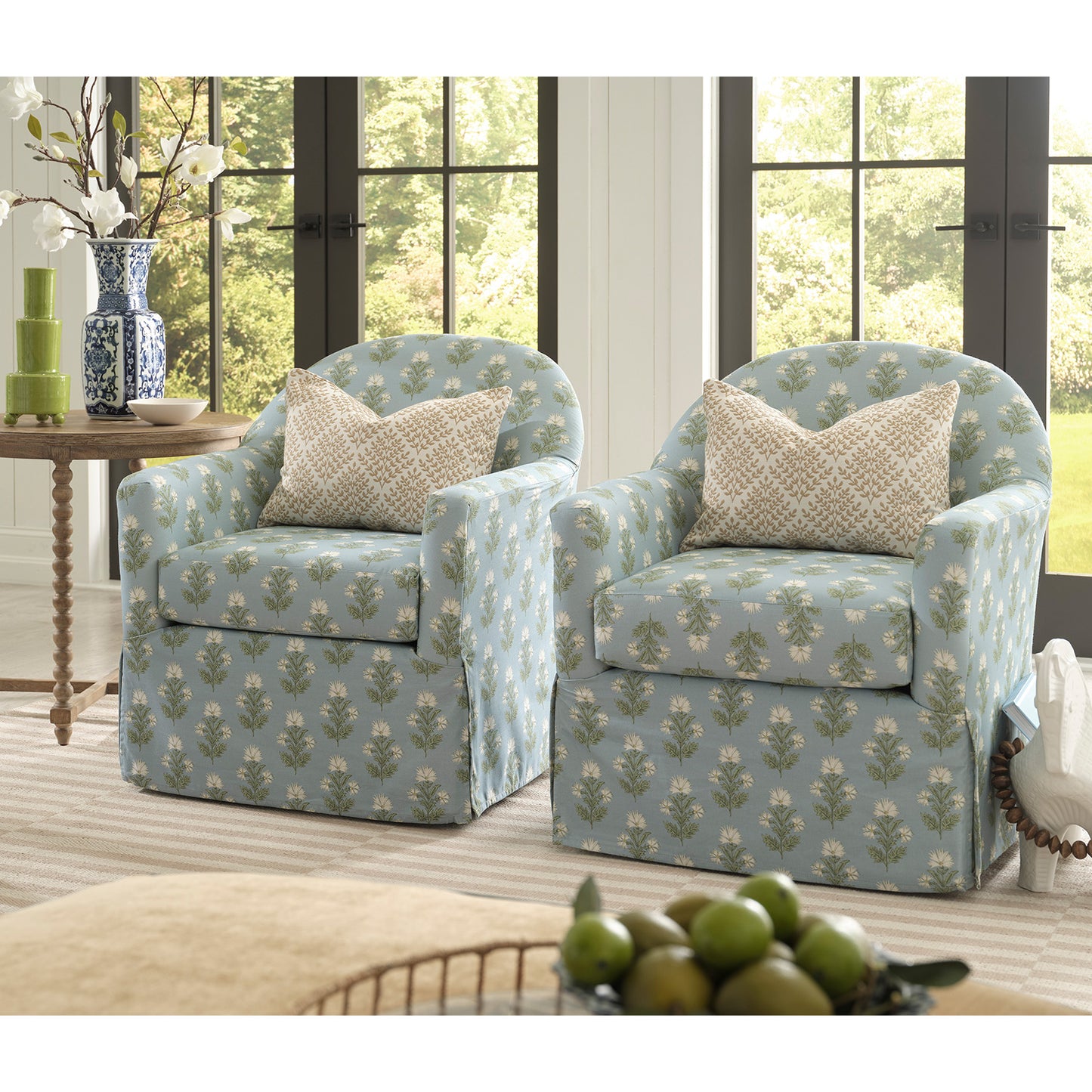 Meg Swivel Chair - Erin & Ben Collection
