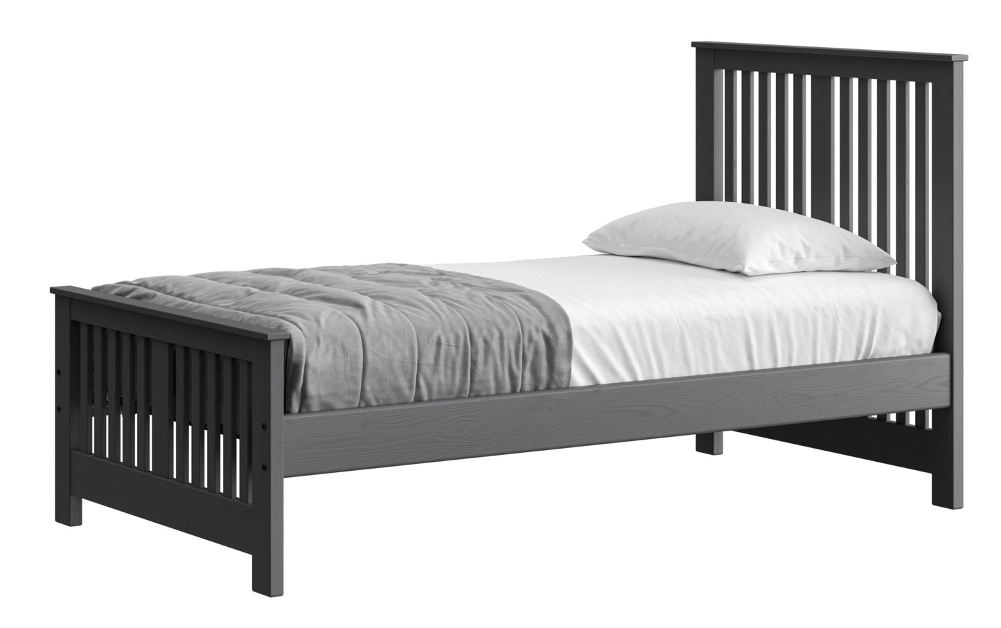 Shaker Bed 44" Headboard & 22"Footboard